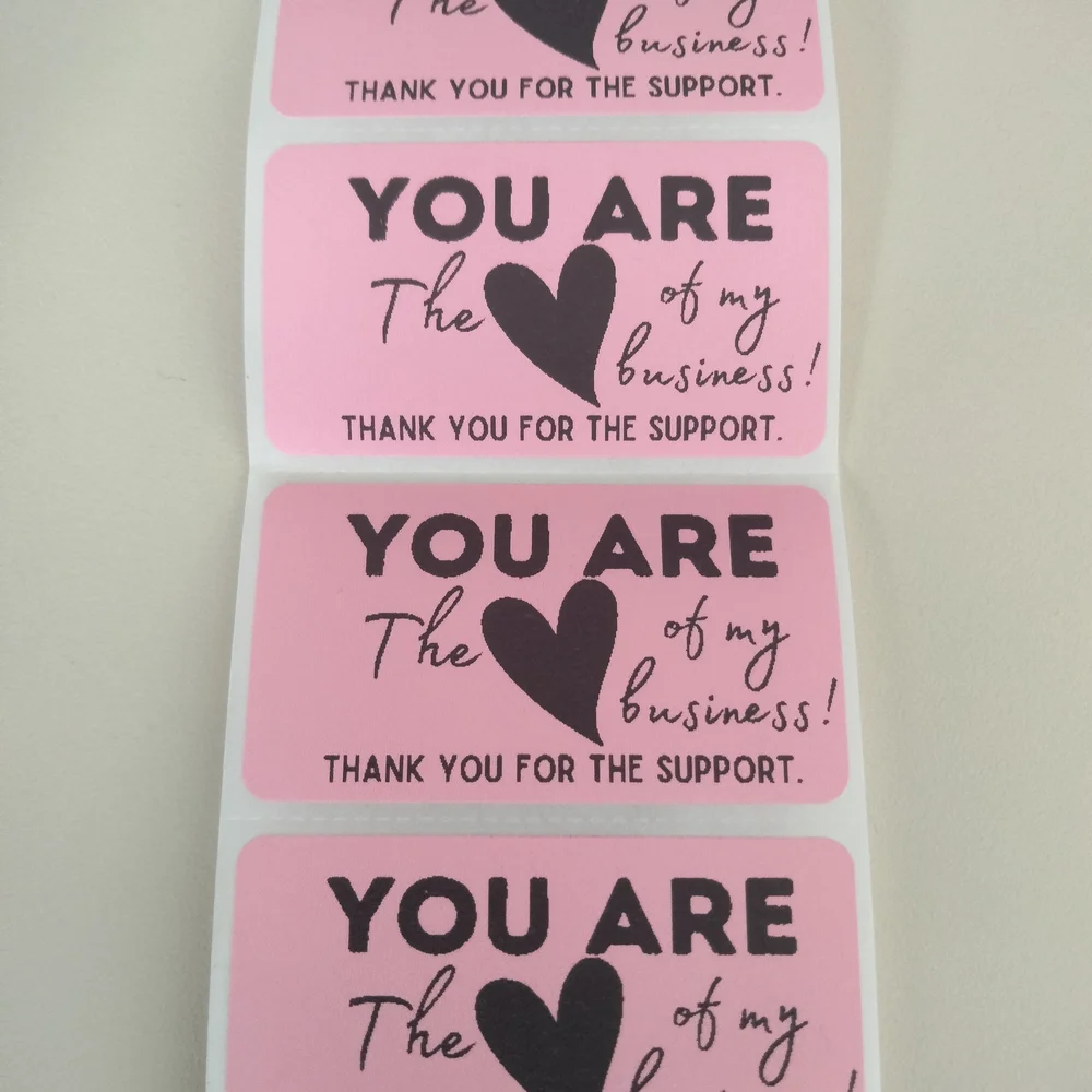 💙100 Thank You- Shipping Labels Thermal Packaging Sticker 2.25